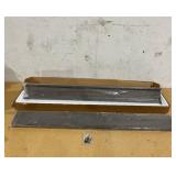 2PCS Flyjoe Picture Ledge Shelf, Floating Shelves Set, Long Large Nursery Book Shelves for Toys Storage