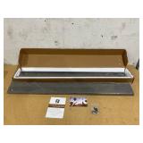 2PCS Flyjoe Picture Ledge Shelf, Floating Shelves Set, Long Large Nursery Book Shelves for Toys Storage