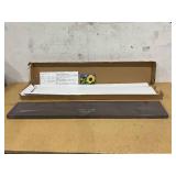 Axeman Floating Shelves for Wall - 48 Inch Dark Wood Shelves for Wall