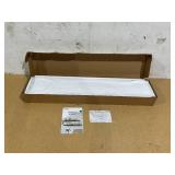 2PCS Fuqing 36 Inch White Floating Shelves for Wall, Solid Wood White Floating Shelves Set