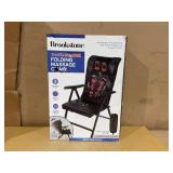 Brookstone Shiatsu and Dual Heating Folding Massage Chair