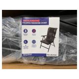 Brookstone Shiatsu and Dual Heating Folding Massage Chair