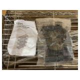 Hyper Tough 4 Tier Wire Shelf Unit, Chrome, 1400 lb. Capacity