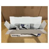 Brookstone Handheld Percussion Body Massager, 4 Vibration Modes, 5 Interchangeable Heads