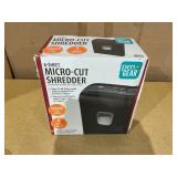 Pen+Gear 6-Sheet Micro-cut Paper/Credit Card Shredder with 3.4 Gallon Bin