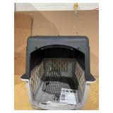 Vibrant Life Pet Kennel Large Dog Crate, Plastic Travel Pet Carrier for Pets 70-90 lb