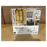 Better Homes & Gardens 70" Victorian Floor Lamp with Etched Glass Shade in Bronze Color