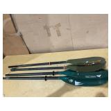 LOT OF 2 Ozark Trail Standard Aluminum Kayak Paddle