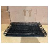 Vibrant Life Double Door Metal Wire Dog Crate with Leak-Proof Pan and Divider