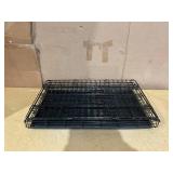 Vibrant Life Double Door Metal Wire Dog Crate with Leak-Proof Pan and Divider