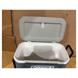 Coleman 316 Series 62QT Lakeside Blue Hard Chest Wheeled Cooler