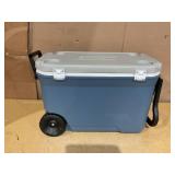 Coleman 316 Series 62QT Lakeside Blue Hard Chest Wheeled Cooler