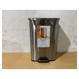 Better Homes & Gardens 13.2 Gallon Slim Stainless Steel Kitchen Step Trash Can