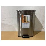 Better Homes & Gardens 13.2 Gallon Slim Stainless Steel Kitchen Step Trash Can
