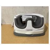 Ingenuity Baby Base 2-in-1 Convertible Feeding High Chair with Self Storing Tray, Grey