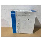 Equate Raised Toilet Seat with Handles, 5" Seat Riser with Arms, Fits Most Toilets, 350 lb Capacity