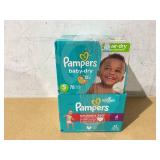 LOT of 3 Pampers Size 4 and 5