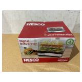 NESCO 5 Clear Tray Rectangular Dehydrator with Digital Timer