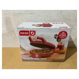 Dash 12" Pizza Griddle, Red - Personal Pizza Maker with Dual Cooking Surfaces, Nonstick & 450°F Heat