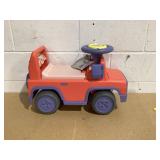 Bluey Licensed Interactive Ride-On Push Car for Boys and Girls, Foot-to-Floor, Ages 1-3
