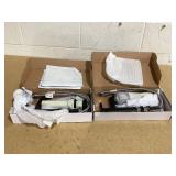 LOT OF 2 Better Homes & Gardens Elmont Single Handle Bathroom, Matte Black, Push Pop-up, Bathroom Faucet