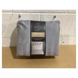 4PCS King Size Hotel Style 600 Thread Count Grey Stripe Egyptian Cotton Adult Bed Sheets