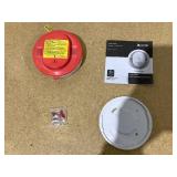 Kidde Smoke Detector, AA Battery Powered, LED Warning Light Indicators
