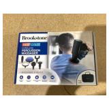 Brookstone Cordless Hot and Cold Percussion Deep Tissue Massager Gun, 6 Intensity Levels