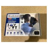 Brookstone Cordless Hot and Cold Percussion Deep Tissue Massager Gun, 6 Intensity Levels