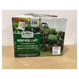 Expert Gardener Silver 230 ft Steel Mobile Hose Reel Cart