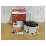 Beautiful 6Qt Slow Cooker with Touch-Activated Display, White Icing by Drew Barrymore