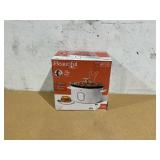 Beautiful 6Qt Slow Cooker with Touch-Activated Display, White Icing by Drew Barrymore