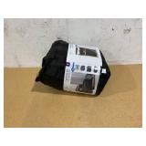 5PCS King Size Mainstays Black Damask Stripe Comforter Set