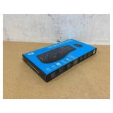 Adesso WKB-1500GB - Wireless Ergonomic Desktop Keyboard and Laser Mouse with Split Keys Design and Palm Rest for Comfort