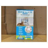 Carlson Extra Wide Walk-Through Pet Gate with Small Pet Door, Fits Openings Wide