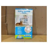 Carlson Extra Wide Walk-Through Pet Gate with Small Pet Door, Fits Openings Wide