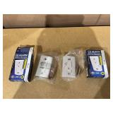 LOT OF 2 Kidde AA Battery Operated Basic Carbon Monoxide Alarm