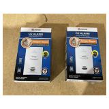 LOT OF 2 Kidde AC Plug-In Carbon Monoxide Detector with Battery Backup
