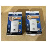 LOT OF 2 Kidde Carbon Monoxide Detector, Plug In Wall with AA Battery Backup