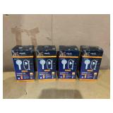 LOT OF 4 Waterpik PowerPulse Massage Hand Held Shower Head, XSP-753E