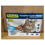 PetSafe ScoopFree Crystal Classic Self-Cleaning Cat Litter Box, Unbeatable Odor Control