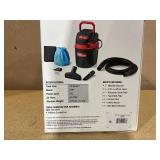 Hyper Tough 1.5 Gallon 2 Peak HP Poly Wet/Dry Vacuum