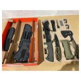 Ozark Trail 12 Pack Camping Tool Set with Flashlight, Machete, Knife