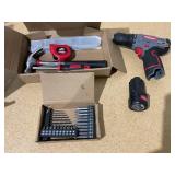 Hyper Tough 12V Max Cordless 3/8-inch Drill Driver 50-Piece Project Kit with 1.5Ah Lithium-Ion Battery, Charger, and Storage Bag