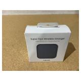 Samsung 15W Wireless Charger, Portable Charger w/ USB Type C Included, Dark Gray