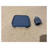 Samsung 15W Wireless Charger, Portable Charger w/ USB Type C Included, Dark Gray