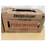 LOT OF 3 Enviro-Log Enviro-Flame Firewood .65 Cu. Ft. Boxed Fire Log