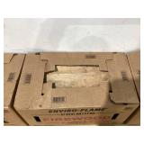 LOT OF 4 Enviro-Log Enviro-Flame Firewood .65 Cu. Ft. Boxed Fire Log