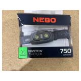 NEBO Einstein 750 Lumen LED Gray Flex Headlamp