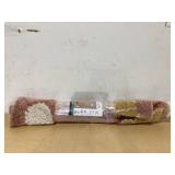 Mainstays Pink Floral Shag Indoor Accent Rug